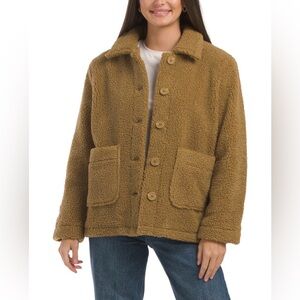 NWT $348 Johnnie-O Elsa Cozy Brown Jacket Small